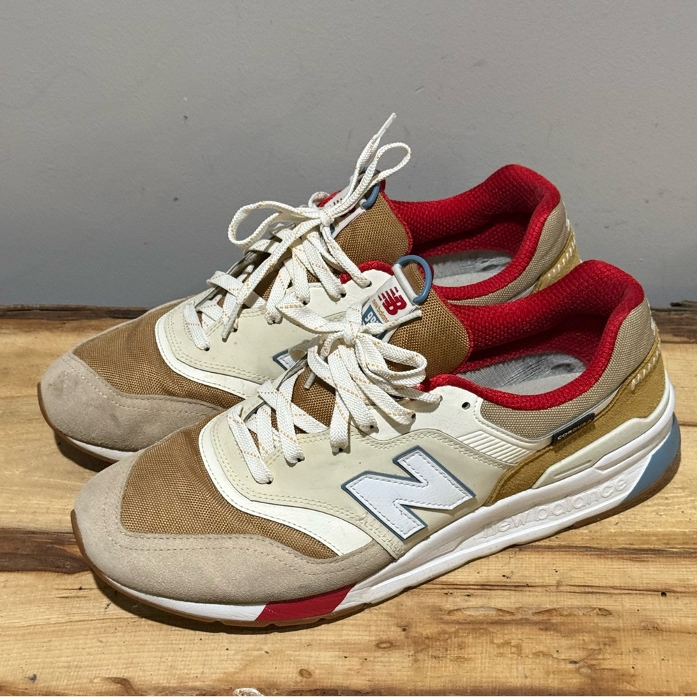 New Balance 997H Cordura Workwear Tan Sneaker CM997HTI Size 12 A50 - Picture 3 of 12